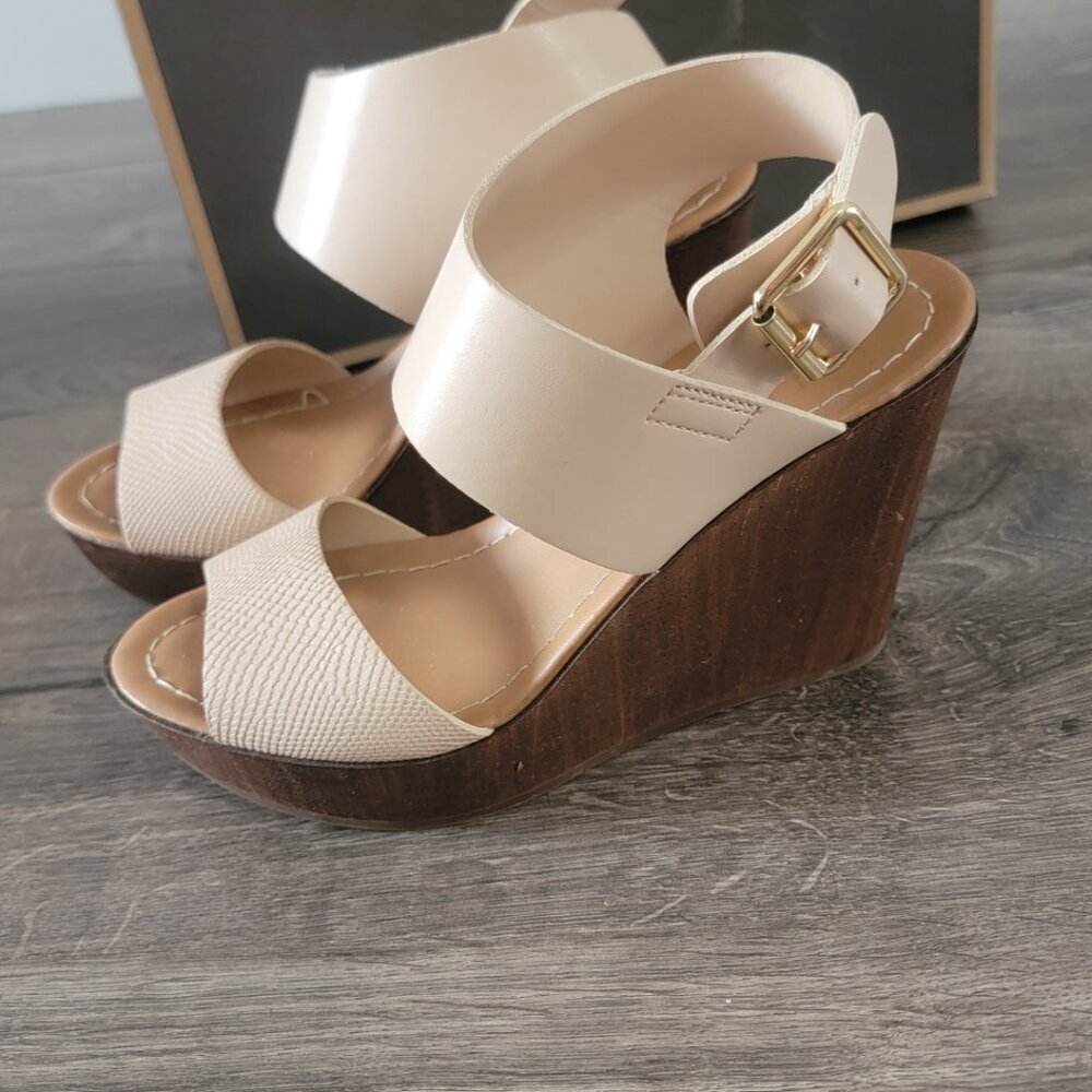 Jore peep toe wedge heels size 6 - Picture 2 of 5